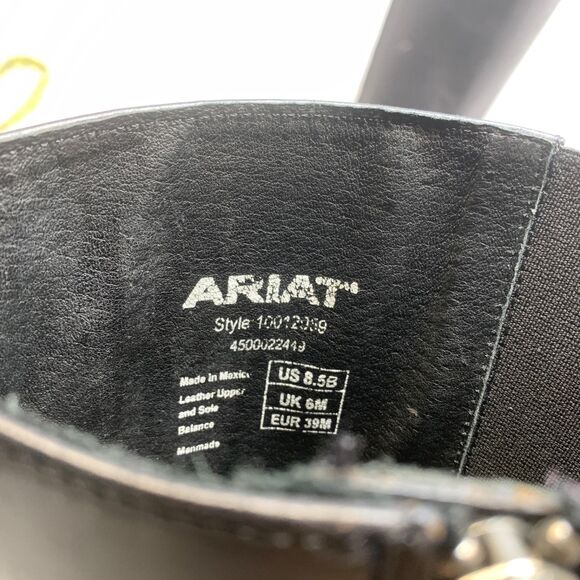 Ariat Pembridge Harness Fashion Western Boot Old West Black Ladies 8.5B - Picture 9 of 11